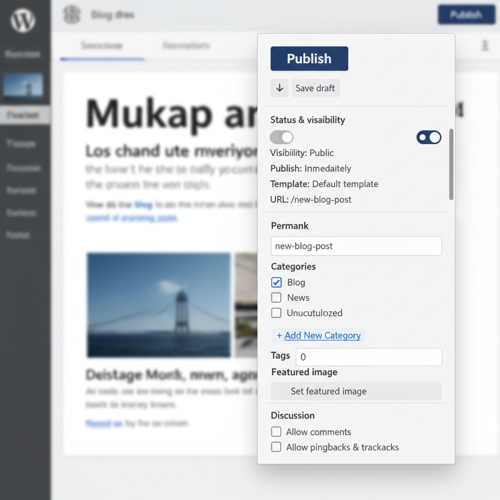wordpress publish