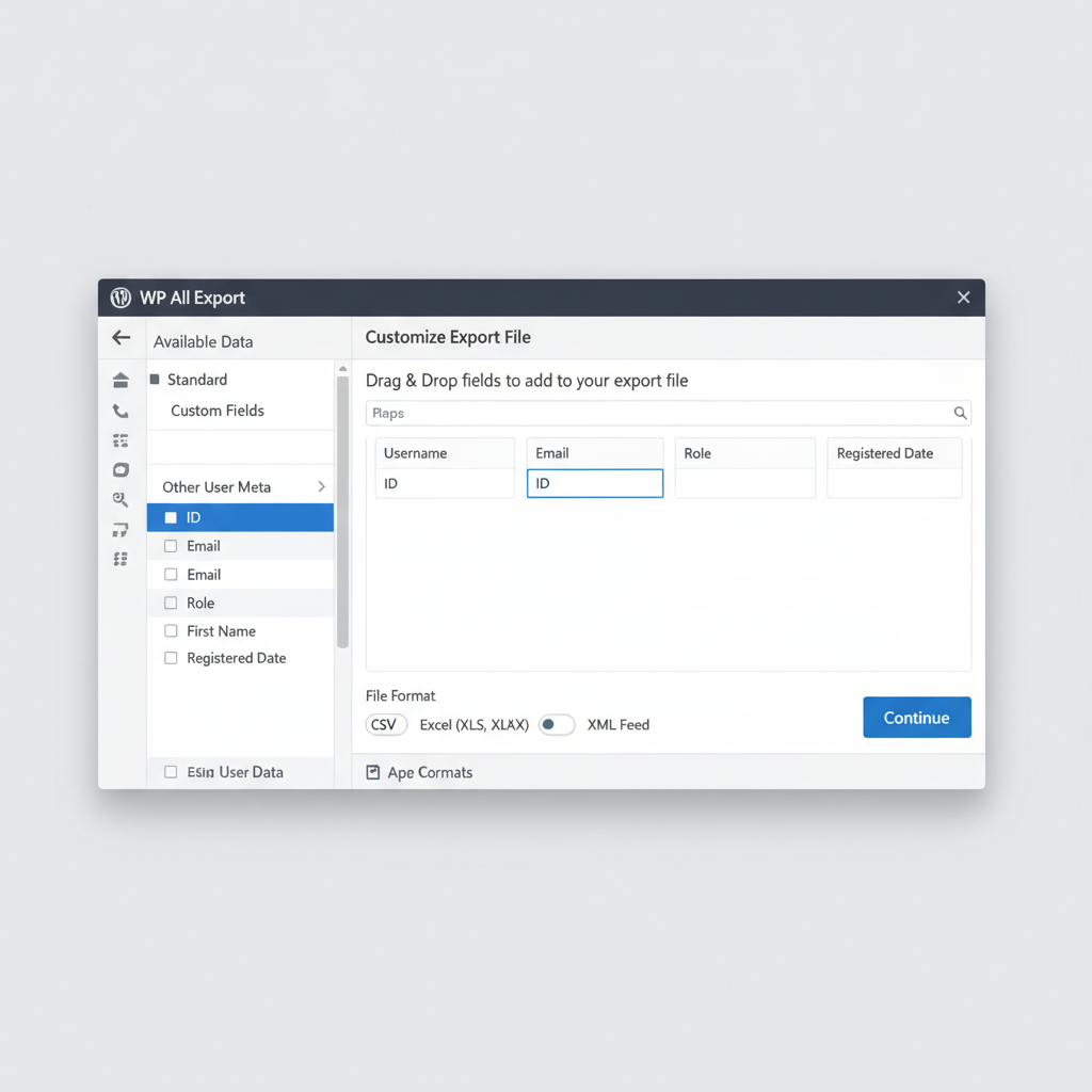 export users wordpress