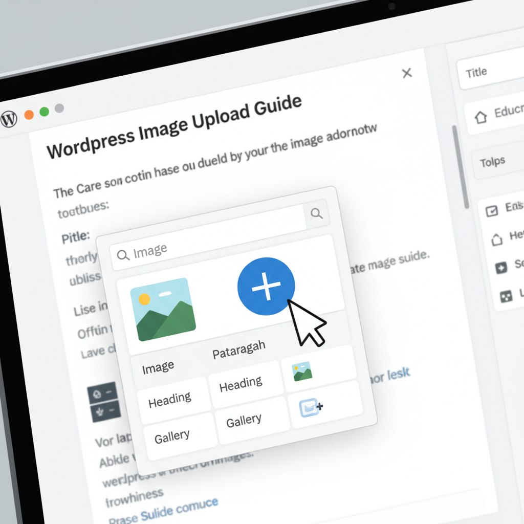wordpress upload image