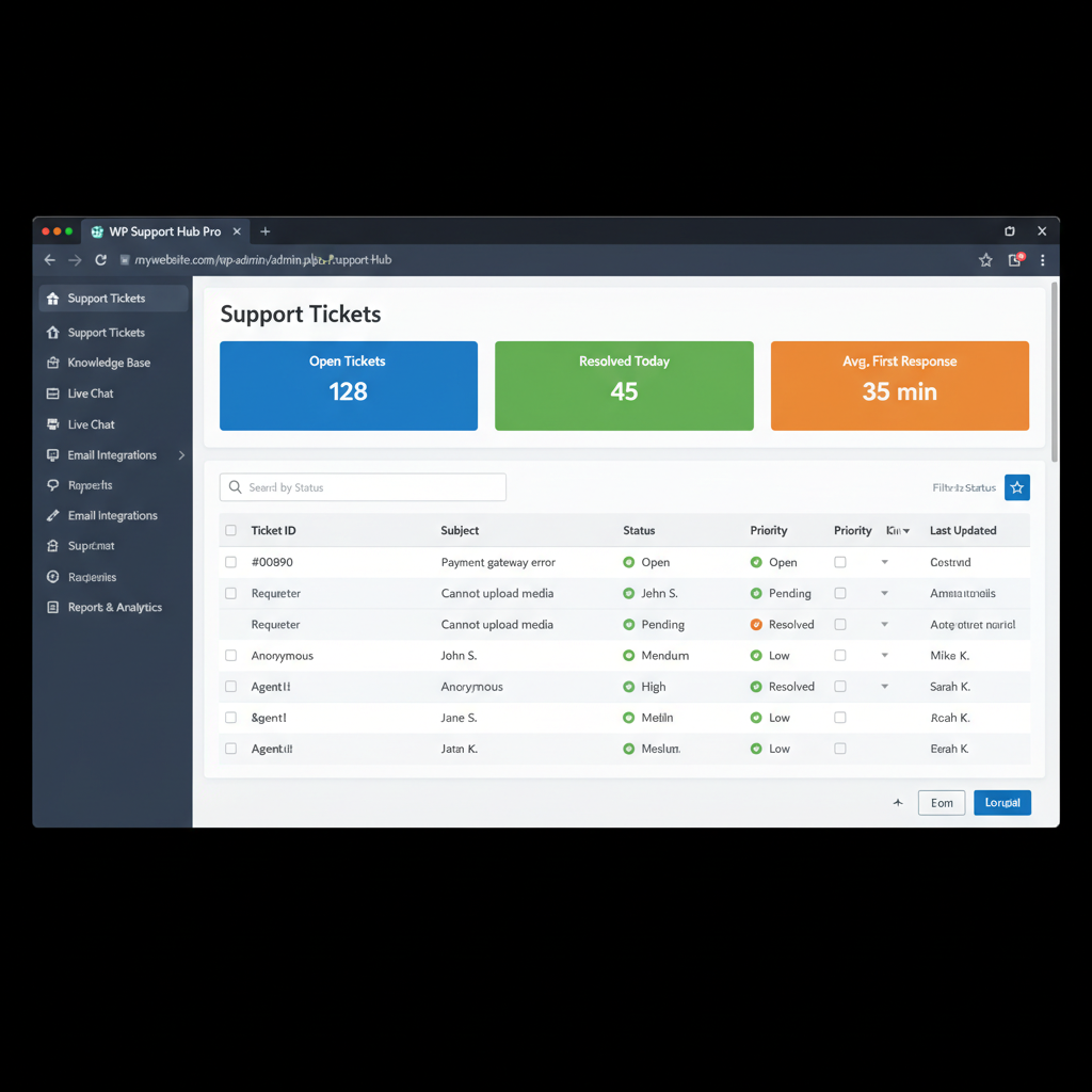 help desk wordpress plugin