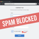 contact form spam wordpress