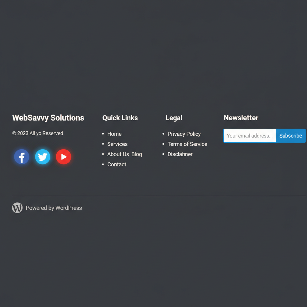 Footer Plugin for WordPress
