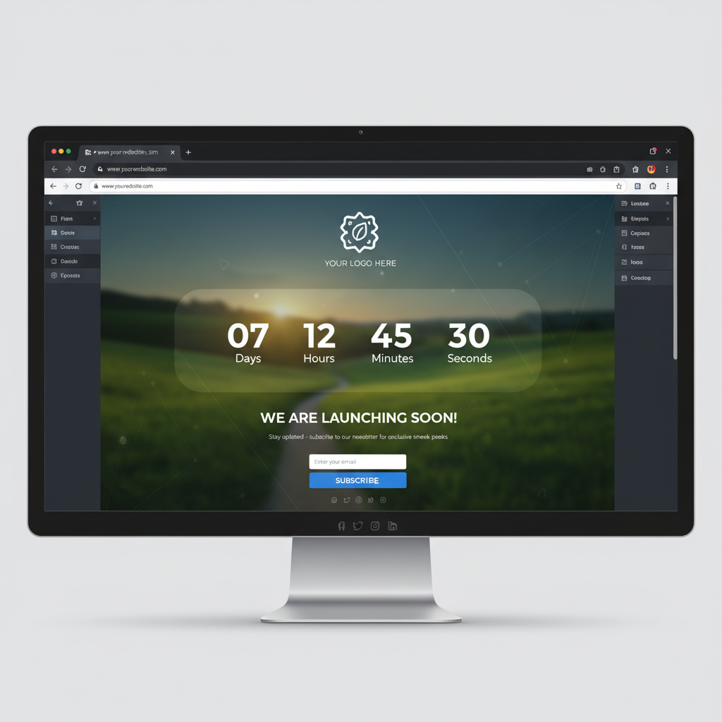 coming soon template wordpress