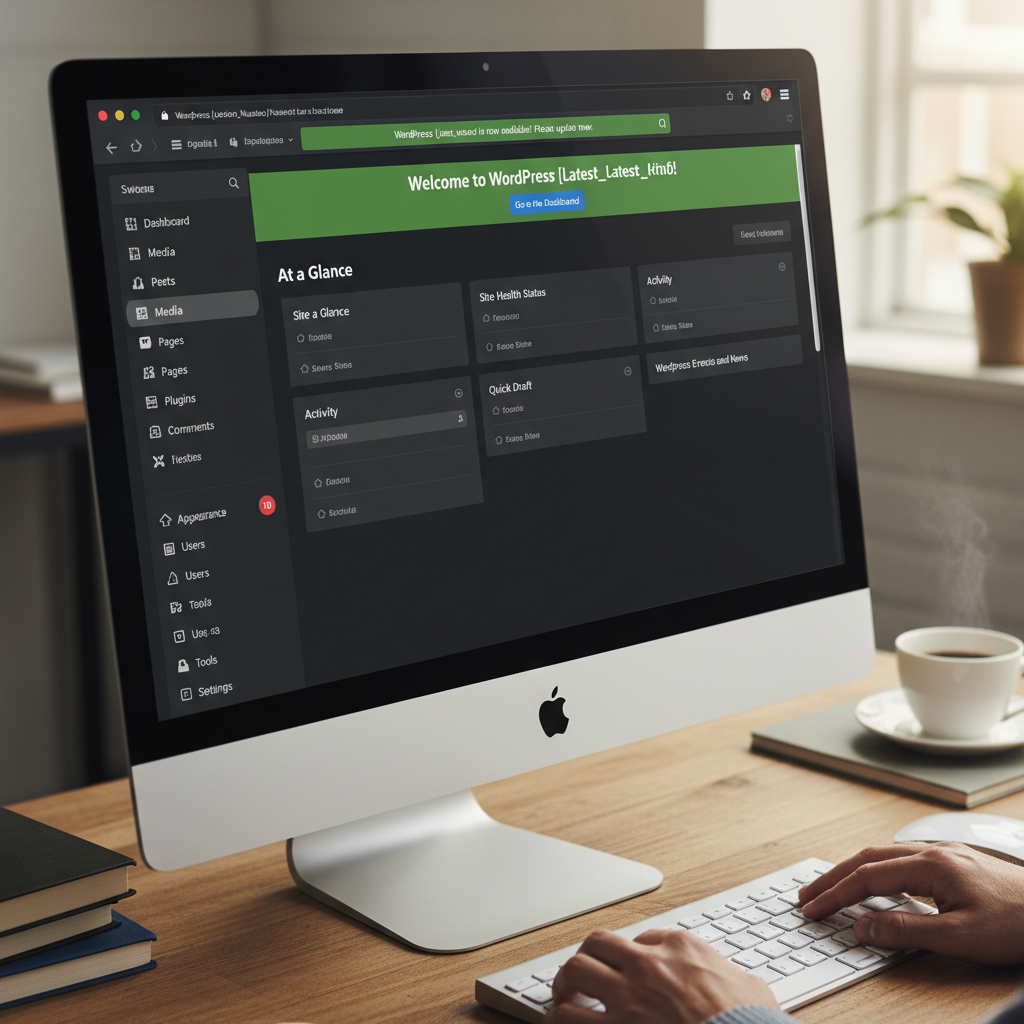 how to manually update wordpress