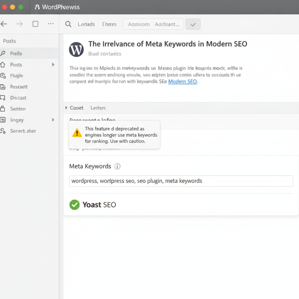 meta keywords in wordpress