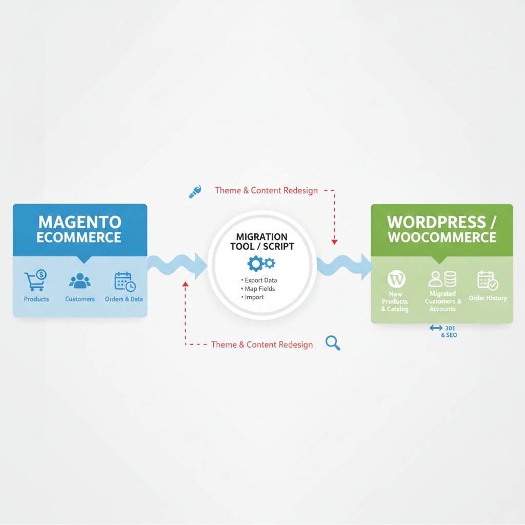 magento to wordpress