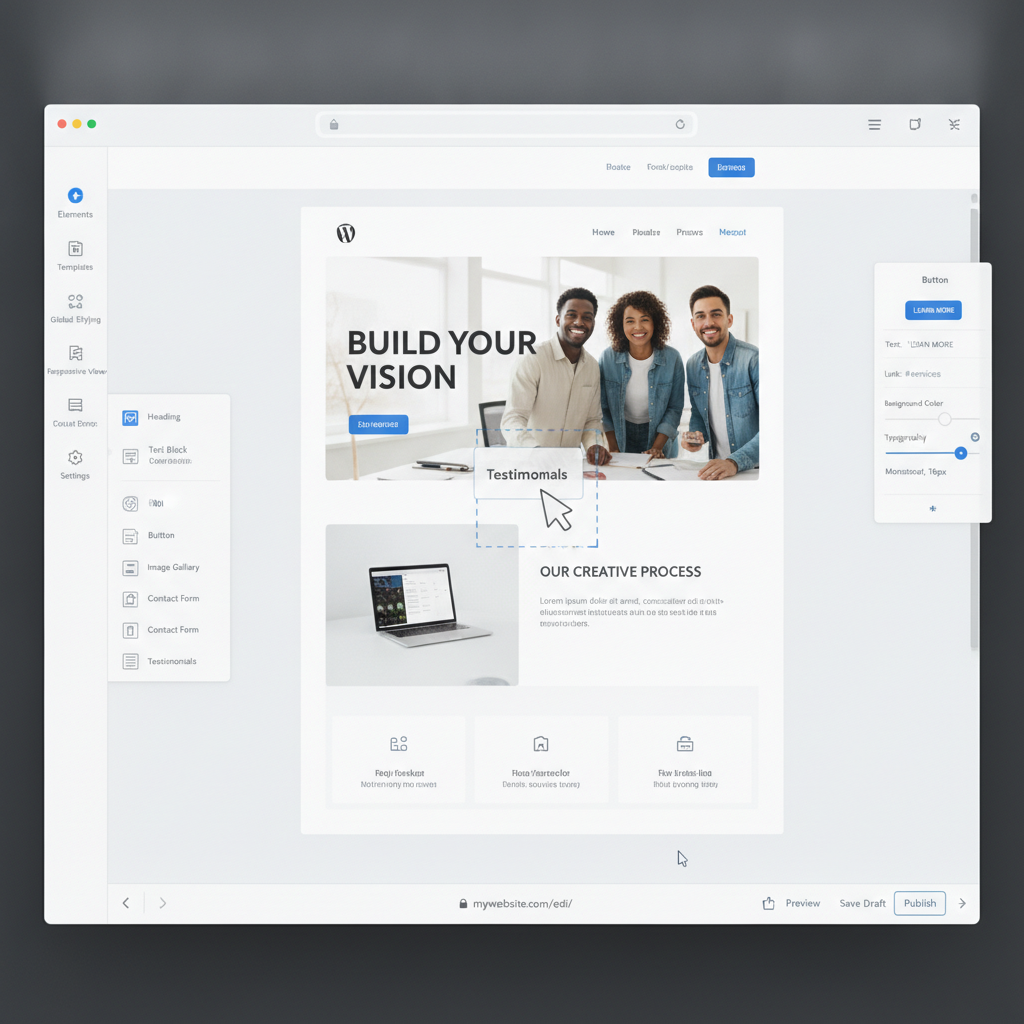 wordpress drag and drop builder free