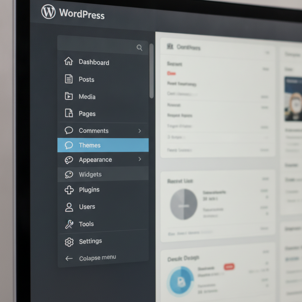 wordpress sidebar menu