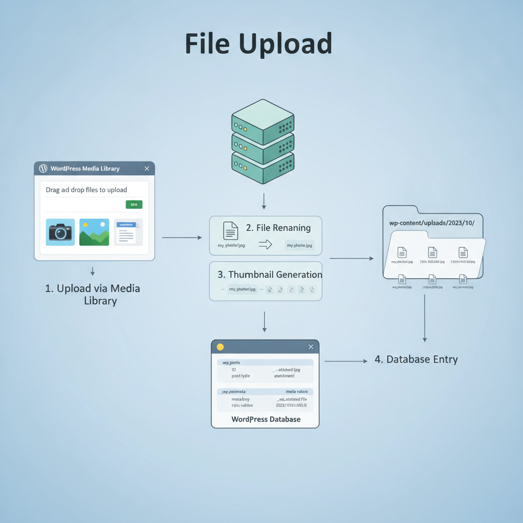 wordpress uploads