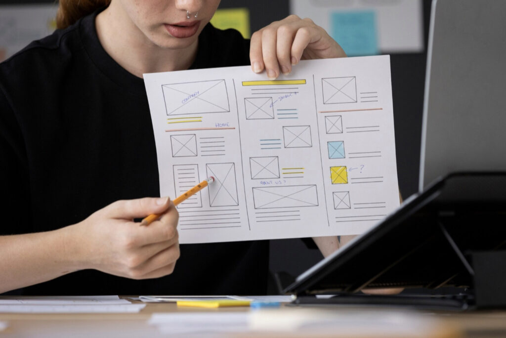 WordPress design visual hierarchy