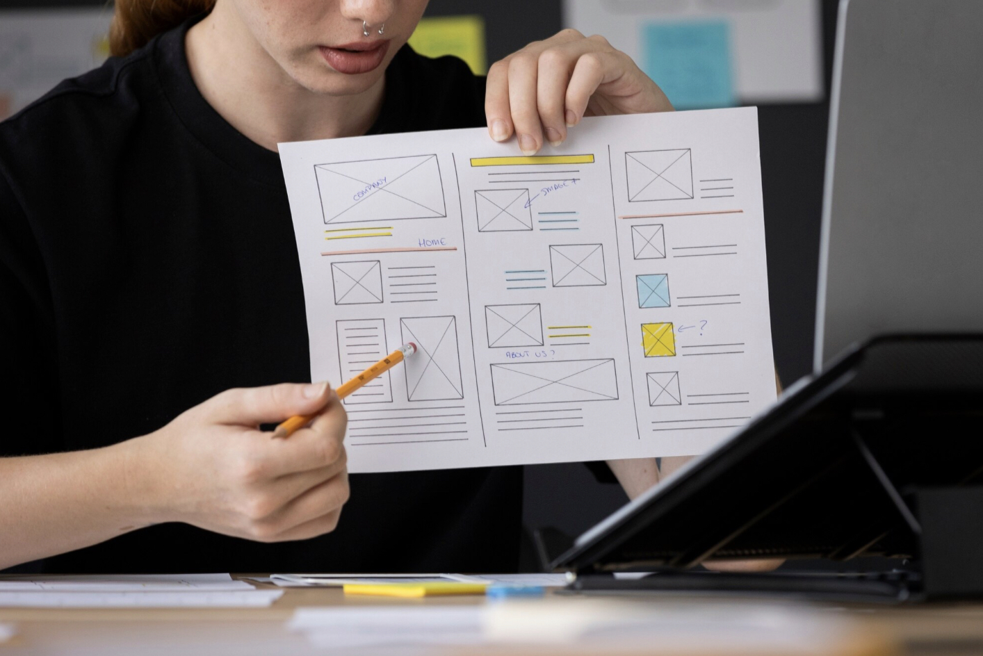 WordPress design visual hierarchy